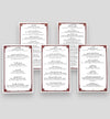 5 Quran Stickers A4 Size with Translation