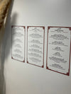 5 Quran Stickers A4 Size with Translation