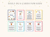 24 Daily Dua cards for Kid